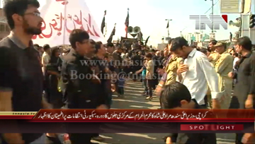 Karachi- CM Sindh Murad Ali Shah visits 10th Muharram Procession Routes