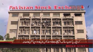 Karachi- Pakistan Stock Exchange, 100 Index rises by 119 Points