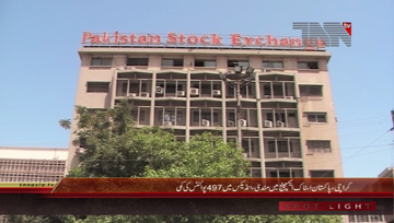 Karachi- Pakistan Stock Exchange, 100 Index declines by 497 Points