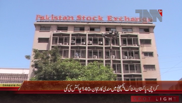 Karachi- Pakistan Stock Exchange, 100 Index declines by 140 Points