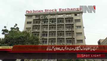 Karachi- Pakistan Stock Exchange, 100 Index declines by 390 Points