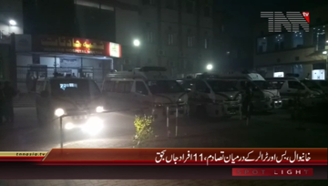 Khanewal- Eleven dead, Several injured in Khanewal Bus Collision 