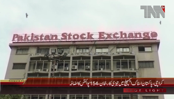 Karachi- Pakistan Stock Exchange, 100 Index rises by 154 Points