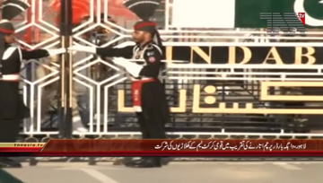 Lahore- Pakistan Cricket Team visits Wagah Border