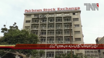 Karachi- Pakistan Stock Exchange, 100 Index Declines By 208 Points