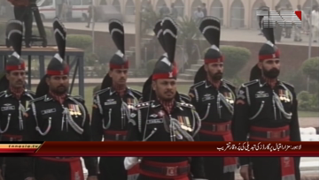 Lahore-Change of guards ceremony at Mazar e Iqbal