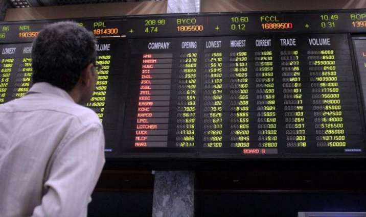 Karachi- Pakistan Stock Exchange records a remarkable increase of 204 points, PSX 100 index is trading at 38,615 Points, Profit of crores of rupees to investors