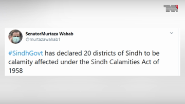 Karachi- Flood situation: 20 districts of Sindh declared disaster, more monsoon rains forecast in Sindh and Balochistan