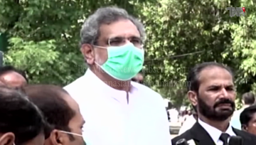 Karachi- Nawaz Sharif raises issues, Shahid Khaqan Abbasi