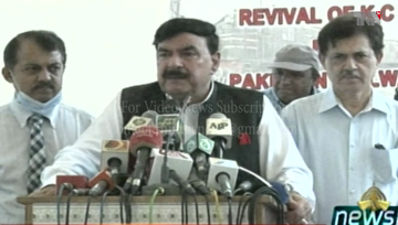 Karachi- Rs1.8 bn will be spent on first phase of KCR project, says Sheikh Rasheed