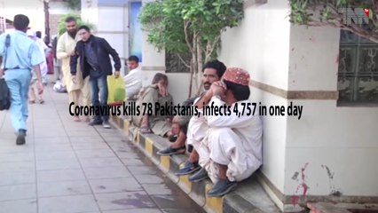 Karachi- Coronavirus kills 78 Pakistanis, infects 4,757 in one day