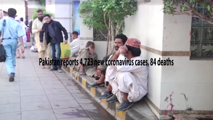 Karachi- Pakistan reports 4,723 new coronavirus cases, 84 deaths 