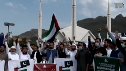 Islamabad- JI holds protest demonstration against Israel