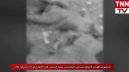 22 Militants Killed in Intelligence-Based Operation 